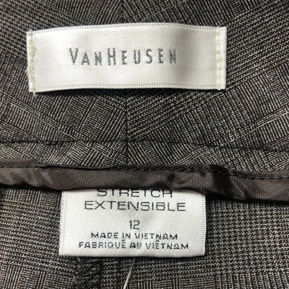 Van Heusen Grey Dress Trouser Pants 12 NWT - Picture 5 of 11